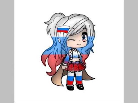 Россия в гача лайф девушка