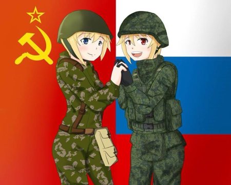 Аниме русский солдат