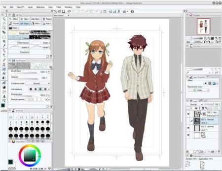 Программа для рисования аниме