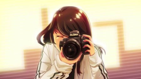 Аниме с фотоаппаратом