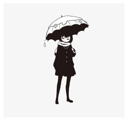 Аниме осень дождь