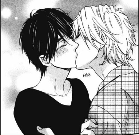 Аниме яой поцелуи