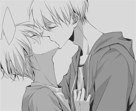 Яой черно белый