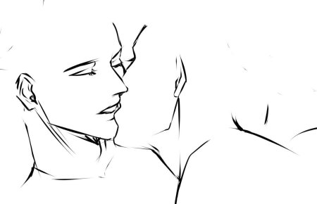 Поцелуи референсы для рисования