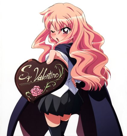 Аниме поздравление с днем Святого Валентина