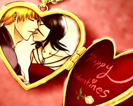 Валентинки в стиле аниме