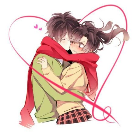 Рисунки для срисовки аниме пара