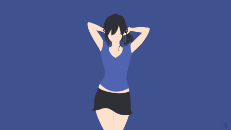 Девушка арт Минимализм