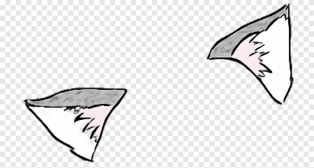 Нарисовать кошачьи уши