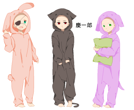 Человек в кигуруми референс