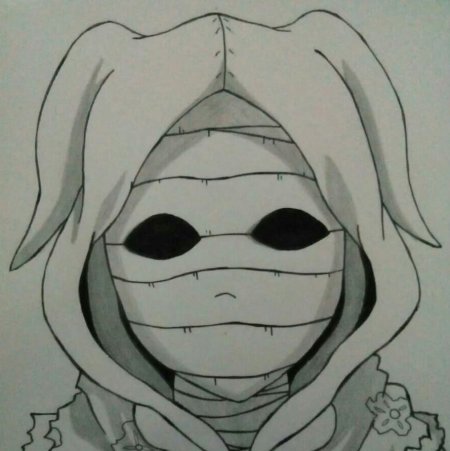 Токийский гуль Аято карандашом