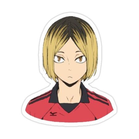 Наклейки волейбол аниме Кенма