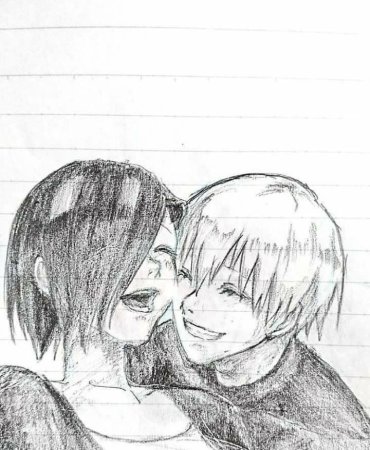 Тоука Киришима скетч