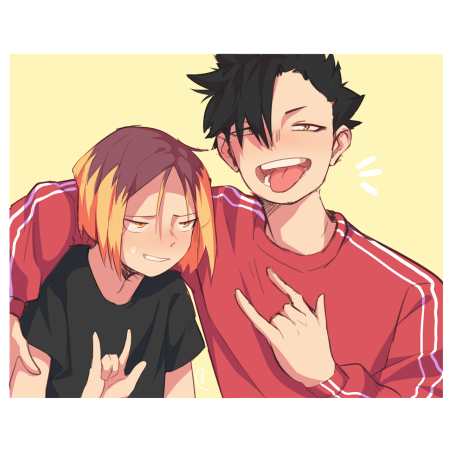 Haikyuu Куроо и Кенма