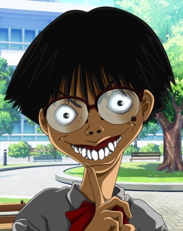 Аниме парень некрасивый