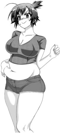 Аниме толстушки до после