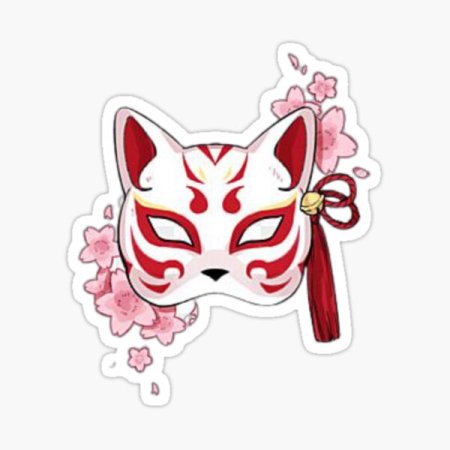 Кошачья маска Кицунэ