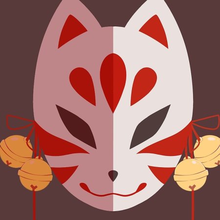 Маска Кицунэ хагенезуки