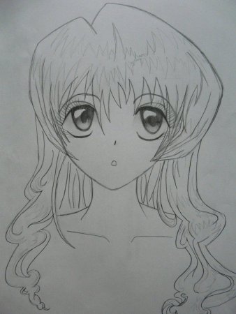 Аниме карандашом для начинающих