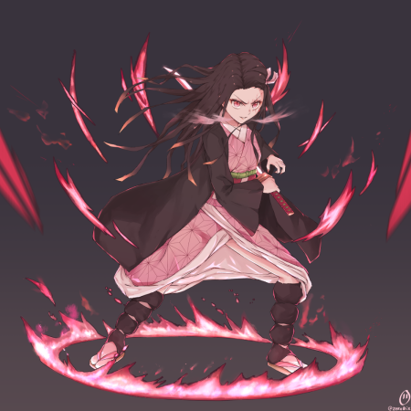 Клинок рассекающий демонов Незуко демон