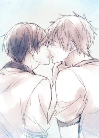 Яой первый поцелуй