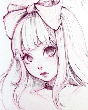 Аниме карандашом красивые