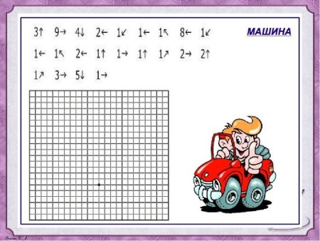 Рисование по стрелкам