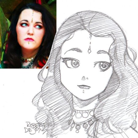 Портрет в стиле аниме