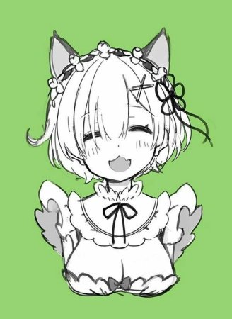 Рэм Ре Зеро рисунок