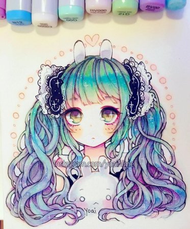 Аниме цветные