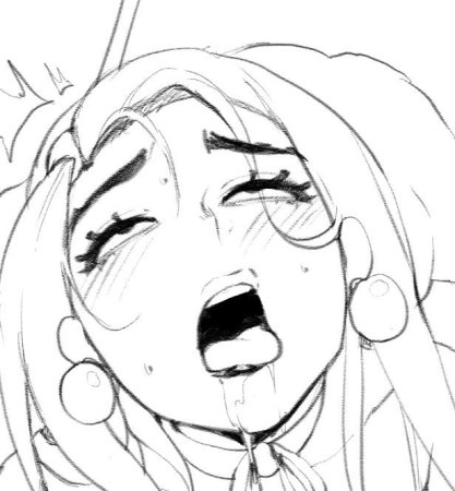 Аниме ахегао лица