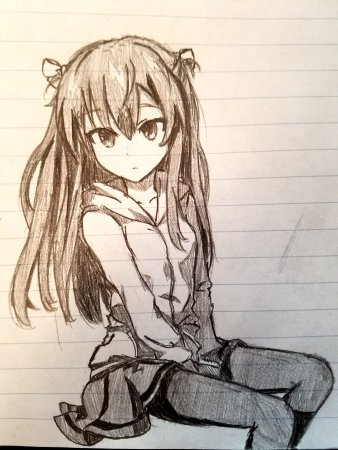Аниме рисунки карандашом