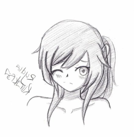 Аниме рисунки карандашом