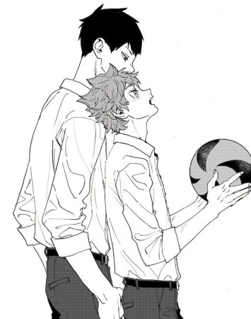 Волейбол аниме Кагеяма Манга