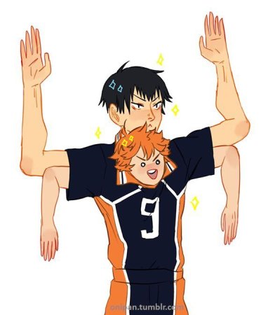 Мемы Хината и гагияма волейбол