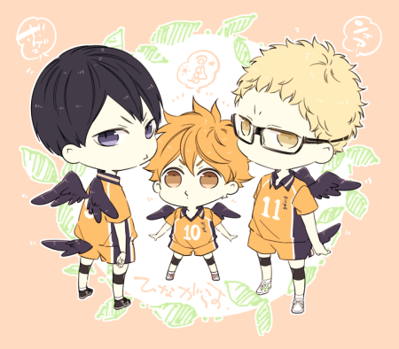Аниме волейбол Хината Чиби