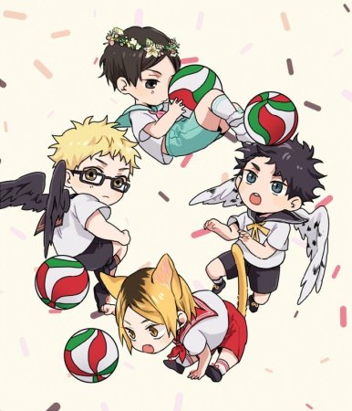 Аниме волейбол Чиби