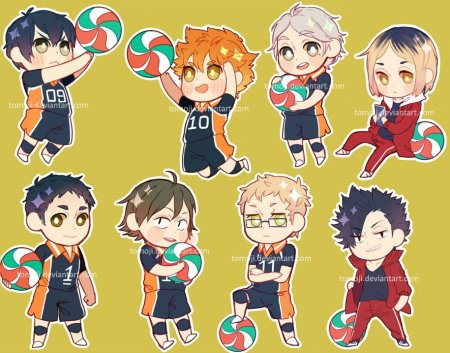 Haikyuu Чиби Карасуно