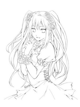 Раскраски аниме