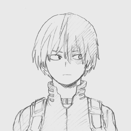 Шото Тодороки контур