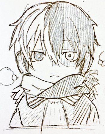 Шото Тодороки скетч