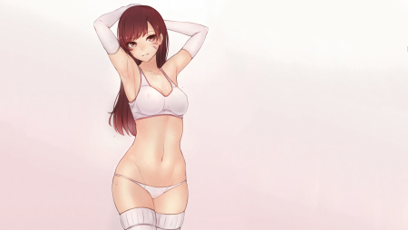 Аниме девушки в Нижнем белье