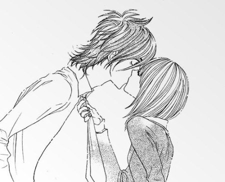 Рисунки для срисовки аниме парень и девушка