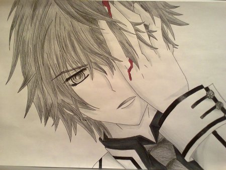 Вампир рисунок аниме