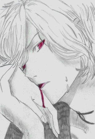 Субару Сакамаки для срисовки