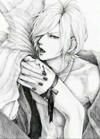 Субару Сакамаки для срисовки