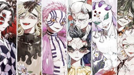 Kimetsu no Yaiba демоны 12 лун