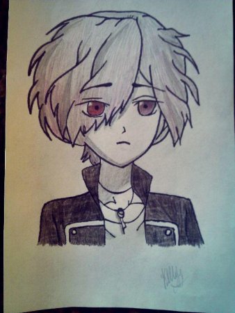 Субару Сакамаки для срисовки