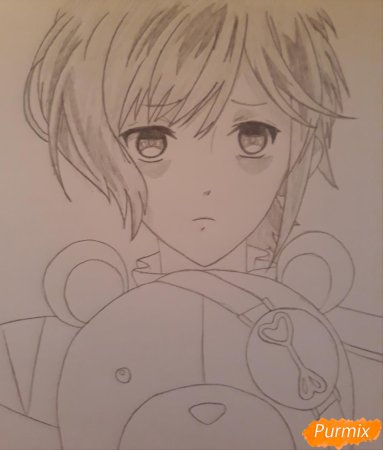 Канато Сакамаки срисовать