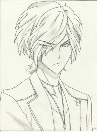 Субару Сакамаки для срисовки